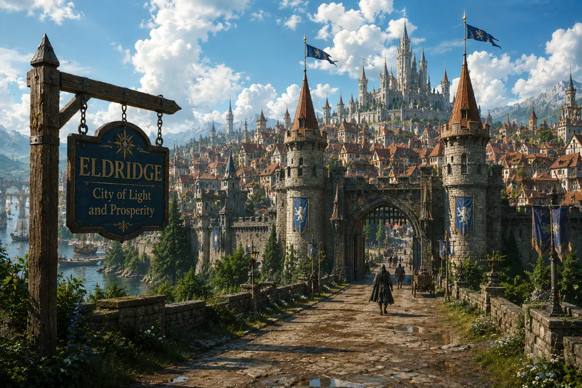 Fantasy City fantasy artwork