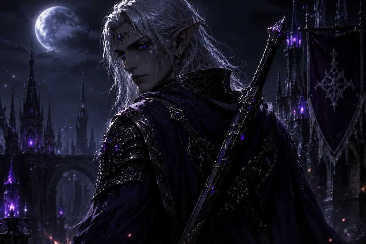 Dark Elf fantasy artwork