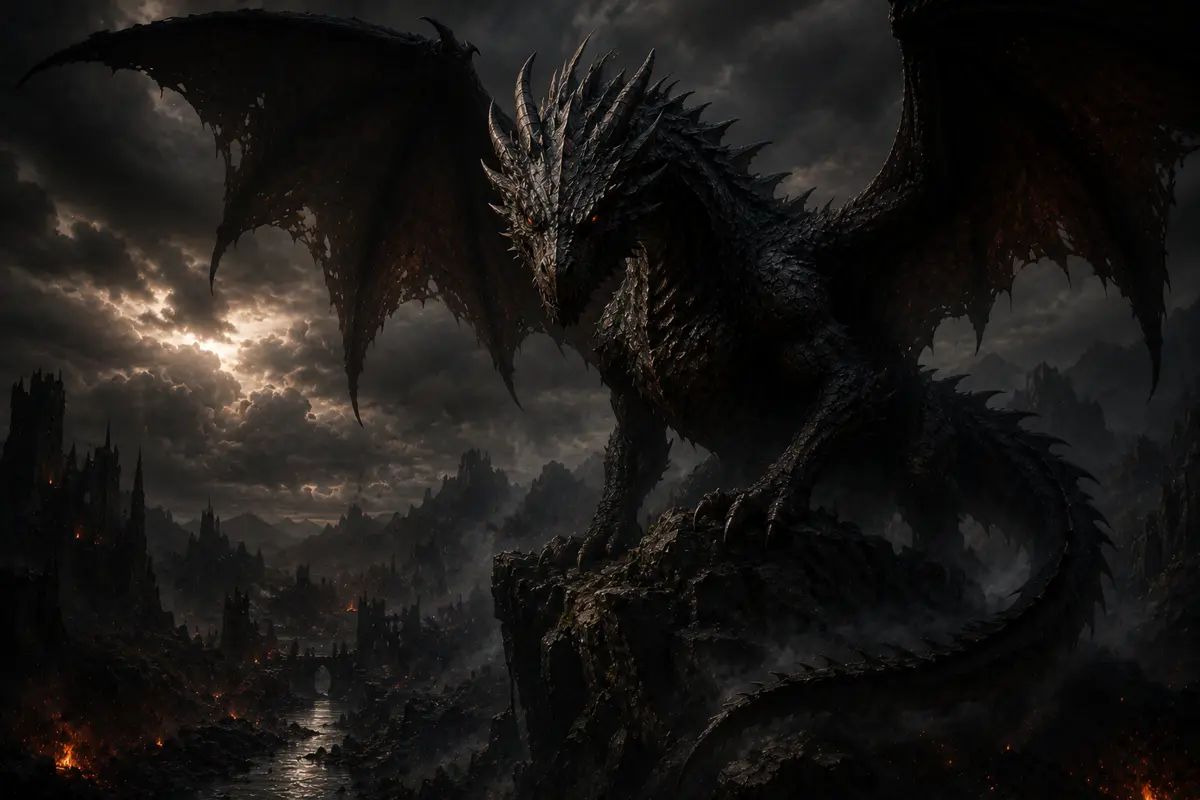 Dragon fantasy artwork