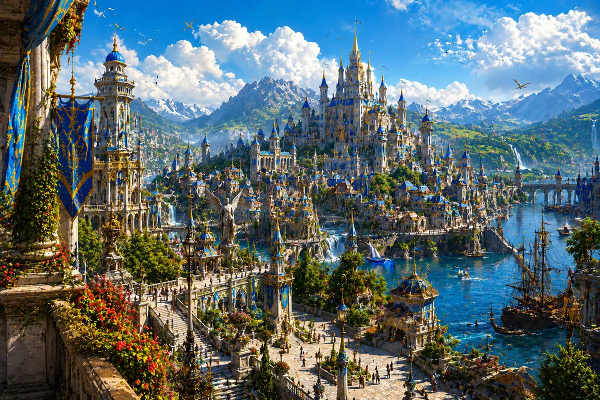 Kingdom fantasy artwork